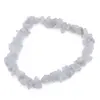 Bratara pe elastic Calcedonie pietre chips, 5-10mm