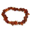 Bratara pe elastic Carneol pietre chips, 5-10mm, imagine 2