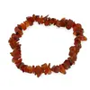 Bratara pe elastic Carneol pietre chips, 5-10mm