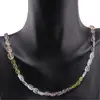 Colier Acvamarin, Ametist, Peridot si Citrin neuniform, 6-10mm, imagine 3