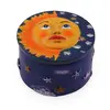 Cutie de depozitare rotunda cu model celest, 50x40mm