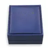 Cutie pentru cadou albastra premium, 83x73mm