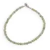 Set colier si bratara Apatit verde sfere, 3mm, imagine 2