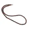 Set colier si bratara Obsidian mahon sfere, 5mm, imagine 2