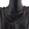 Set colier si bratara Obsidian mahon sfere, 5mm, imagine 5