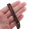 Set colier si bratara Obsidian mahon sfere, 5mm, imagine 7