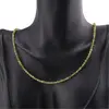 Set colier si bratara Peridot sfere, 3mm, imagine 3