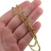 Set colier si bratara Peridot sfere, 3mm, imagine 4