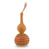 Tigva / Wu lou natural cu simbolul Fu pentru noroc, 26cm, imagine 2