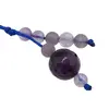 Accesoriu cu pietre semipretioase Agat mov sfera 10mm si Ametist 4-5mm, imagine 2