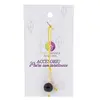 Accesoriu cu pietre semipretioase Agat mov sfera 10mm si Cuart roz 4mm