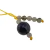 Accesoriu cu pietre semipretioase Agat mov sfera 10mm si Labradorit 4mm, imagine 2