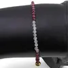 Bratara Granat Rhodolit si Labradorit sfere fatetate cu bumbi aurii, 3mm, imagine 3