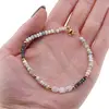 Bratara Opal albastru, Iolith discuri fatetate 4mm si Piatra lunii neregulata, imagine 3