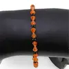 Bratara Turmalina neagra sfere fatetate 3mm si Carneol fatetat 4-5mm, imagine 3