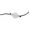 Colier reglabil hippie cu Piatra lunii sfere, 3-8mm, imagine 2