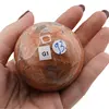 Piatra lunii piersica, sfera unicat, G1, imagine 2