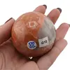 Piatra lunii piersica, sfera unicat, G10, imagine 2