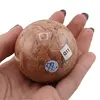Piatra lunii piersica, sfera unicat, G11, imagine 2