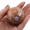 Piatra lunii piersica, sfera unicat, G17, imagine 2