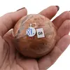 Piatra lunii piersica, sfera unicat, G6, imagine 2