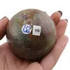 Rubin in fucsit, sfera unicat, H5, imagine 2