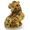 Statueta Feng Shui cu Tigru si Liliacul prosperitatii - 9,5cm, imagine 2