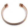 Bratara din cupru cu doi magneti, model Tribal Chain, imagine 2