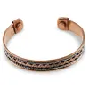 Bratara din cupru cu doi magneti, model Tribal Chain