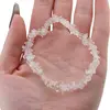 Bratara pe elastic cu pietre chips Cristal de stanca, imagine 3
