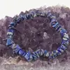 Bratara pe elastic cu pietre chips Lapis Lazuli, imagine 2