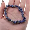 Bratara pe elastic cu pietre chips Lapis Lazuli, imagine 3