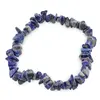 Bratara pe elastic cu pietre chips Lapis Lazuli