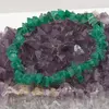 Bratara pe elastic cu pietre chips Onix verde, imagine 2