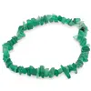 Bratara pe elastic cu pietre chips Onix verde