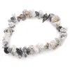 Bratara pe elastic cu pietre chips Opal dendritic
