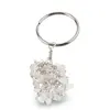 Breloc ciorchine cu pietre chips Cristal de stanca