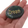 Cristal slefuit Aventurin dark cu afirmatie gravata -  Dream, imagine 4