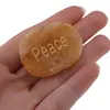 Cristal slefuit Calcit cu afirmatie gravata - Peace, imagine 4