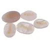 Cristal slefuit Cuart roz cu afirmatie gravata - Wisdom, imagine 2