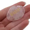Cristal slefuit Cuart roz cu afirmatie gravata - Wisdom, imagine 4