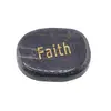 Cristal slefuit Iolith cu afirmatie gravata - Faith