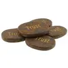 Cristal slefuit Jasp fruity cu afirmatie gravata - Trust, imagine 3