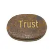 Cristal slefuit Jasp fruity cu afirmatie gravata - Trust