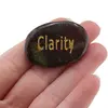 Cristal slefuit Jasp sangele dragonului cu afirmatie gravata -  Clarity, imagine 4