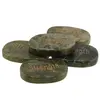 Cristal slefuit Jasp verde cu afirmatie gravata - Strength, imagine 3