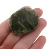Cristal slefuit Jasp verde cu afirmatie gravata - Strength, imagine 5