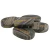 Cristal slefuit Jasp zebra verde cu afirmatie gravata -  Courage, imagine 3