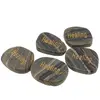 Cristal slefuit Jasp zebra verde cu afirmatie gravata -  Healing, imagine 2