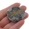 Cristal slefuit Mossagat cu afirmatie gravata -  Courage, imagine 4